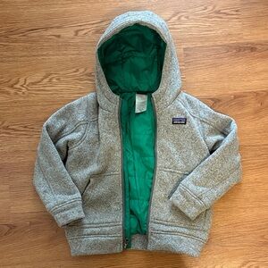 Patagonia Xs Insulated Gray Hooded Jacket